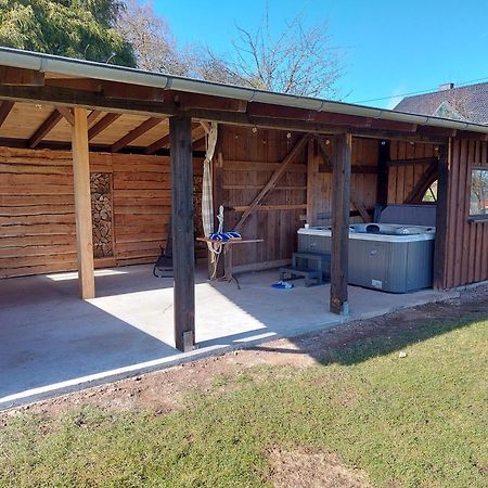 Ferienhaus Hescheld With Private Jacuzzi Hellenthal Esterno foto