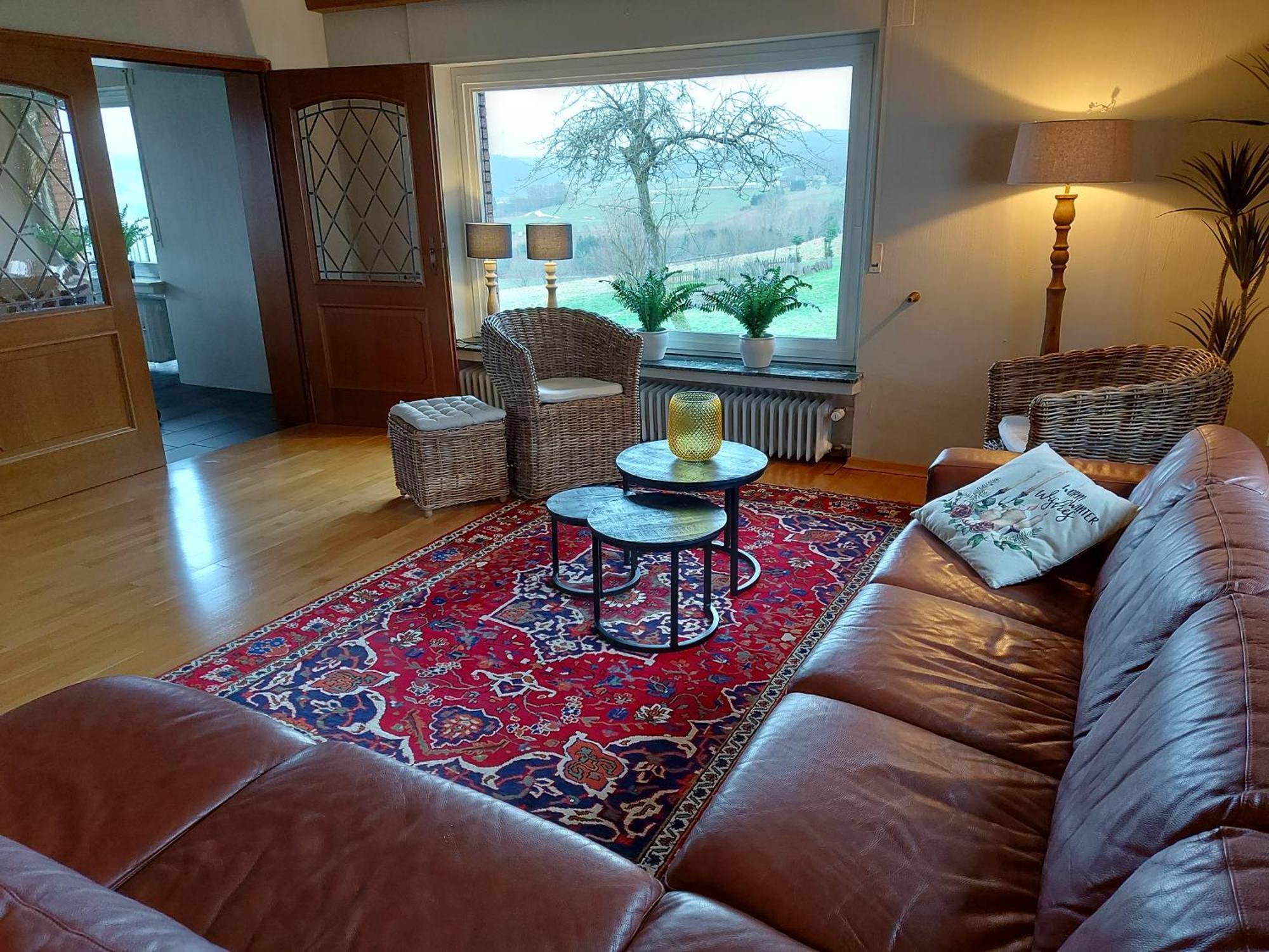 Ferienhaus Hescheld With Private Jacuzzi Hellenthal Esterno foto